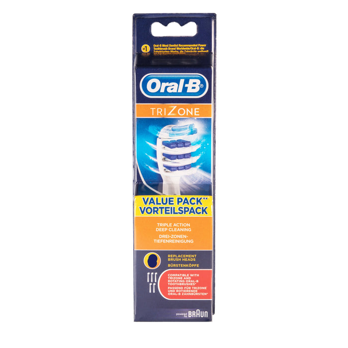 Oral-B TriZone Aufsteckbürsten für elektrische Zahnbürste, 2 Stück