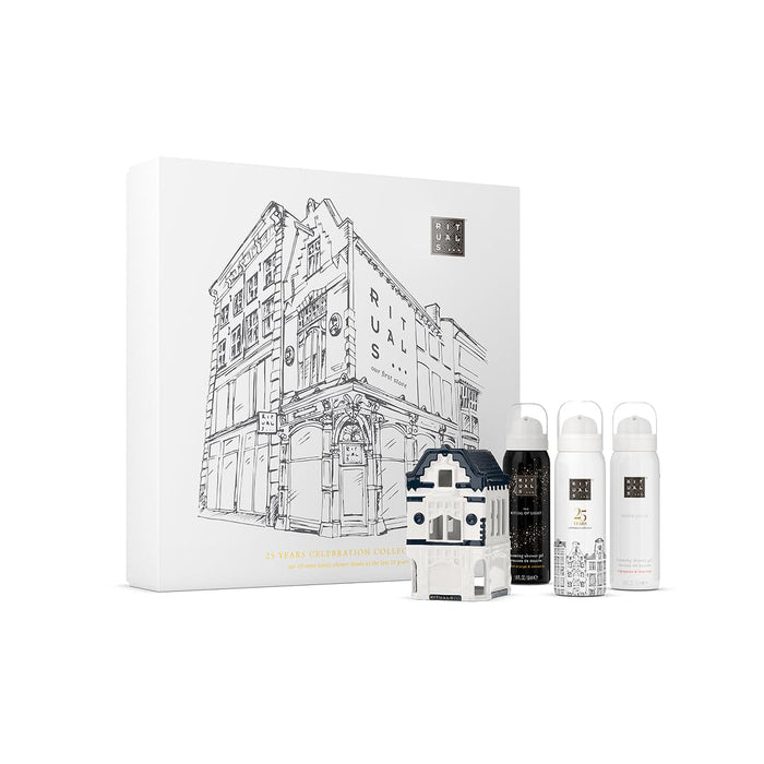 RITUALS Luxus-Duschschaum Geschenkset, 25. Jubiläumsedition, 10-teiliges Duschgel- & Körperwasch-Set, Für Damen & Herren