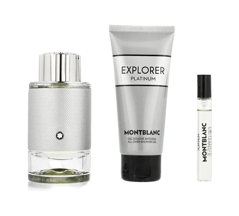 Montblanc Explorer Platinum Eau de Parfum Trio Set