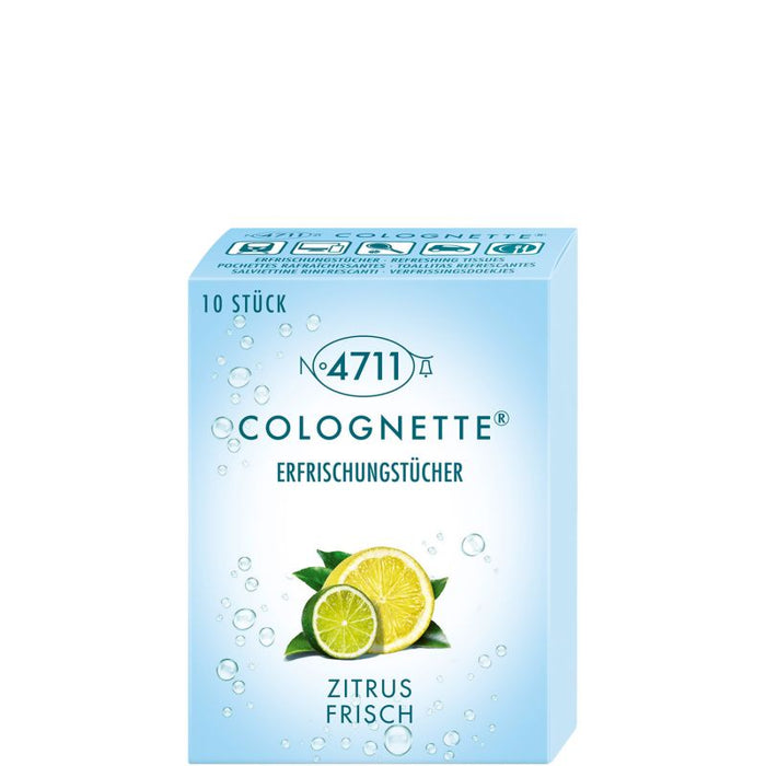 4711 Echt Kölnisch Wasser Citrus Erfrischungstücher 20 Stück