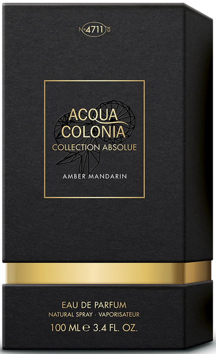 4711 Acqua Colonia Collection Absolue Amber Mandarin Eau de Parfum, Natural Spray, 100 ml