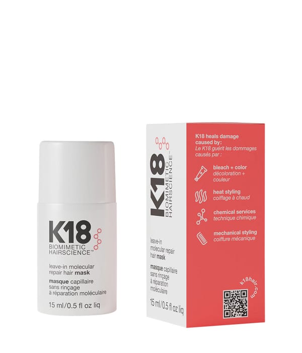 K18 Leave-In Molecular Repair Hair Mask 15ml